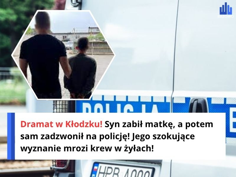 Dramat w Kłodzku! Syn zabił matkę, a potem sam zadzwonił na policję! Jego szokujące wyznanie mrozi krew w żyłach!